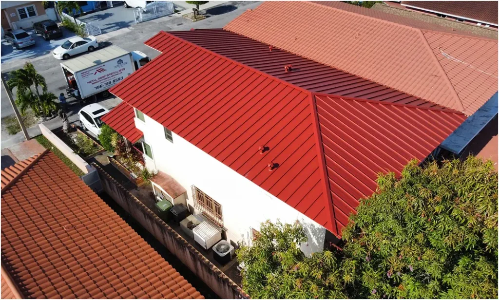 Metal roofing installation in South Florida — Roofing Experts Services