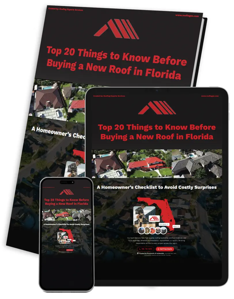 Top 20 things to know before buying a new roof in Florida — Roofing Experts Services