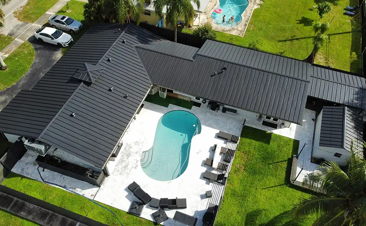 Residential roofing project completed by Roofing Experts Services — Miami FL