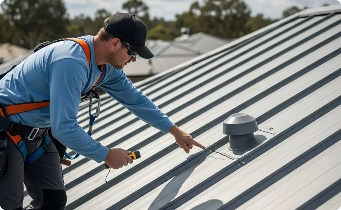 Metal roofing installation in South Florida — Roofing Experts Services