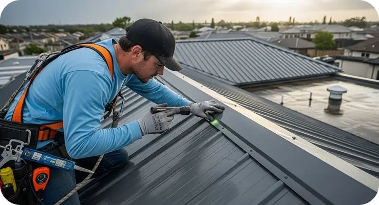 Metal roofing installation in South Florida — Roofing Experts Services