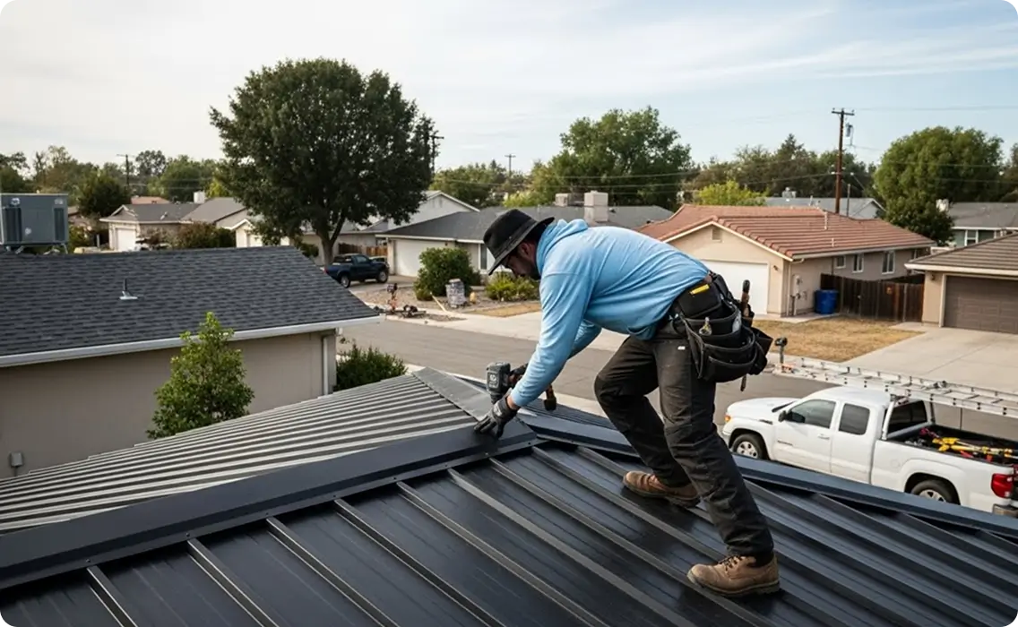 NOA-certified metal roof installation — Roofing Experts Services Inc.
