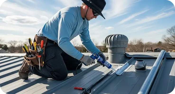 Sealant and flashing corrections