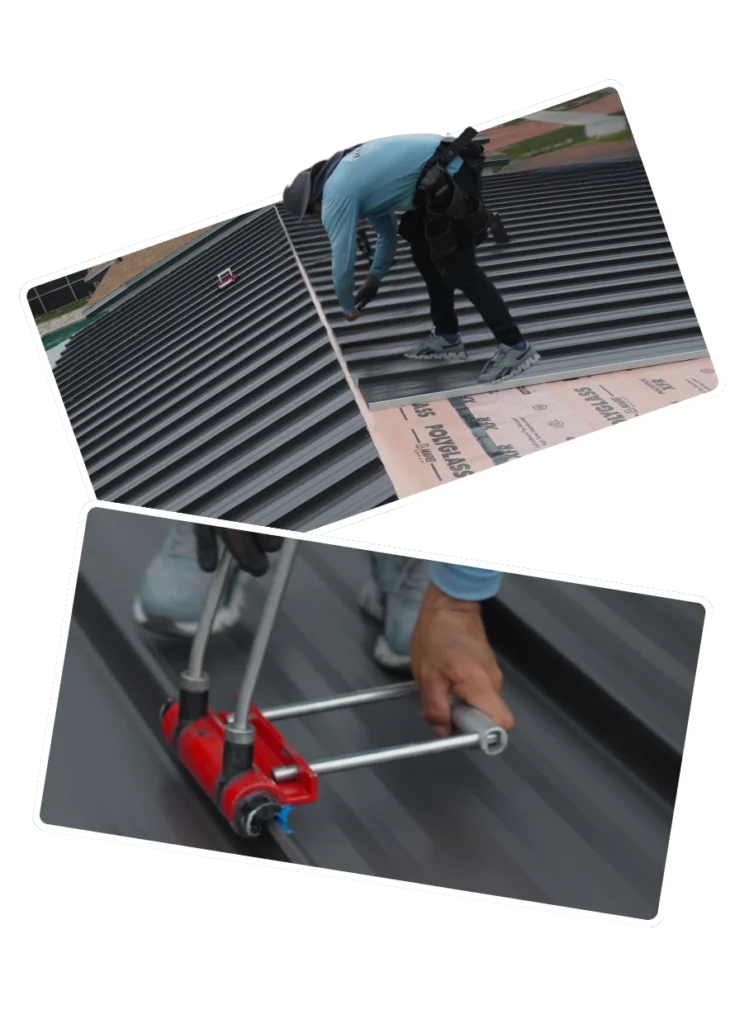 Metal roofing installation by Roofing Experts Services in Miami FL